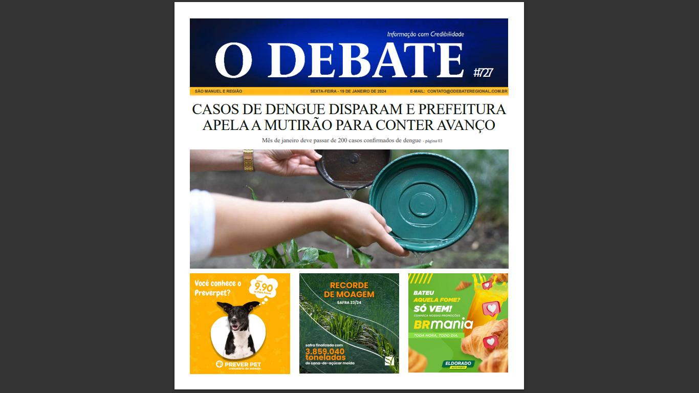 Jornal O Debate – Edição 727 – 19/01/24