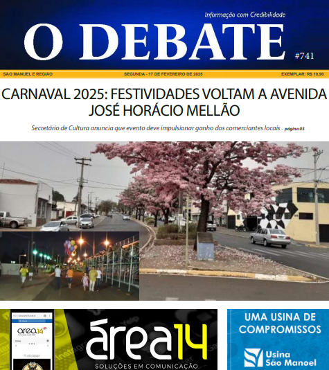 Jornal O Debate – São Manuel – Ed. 741 – 17/02/2025