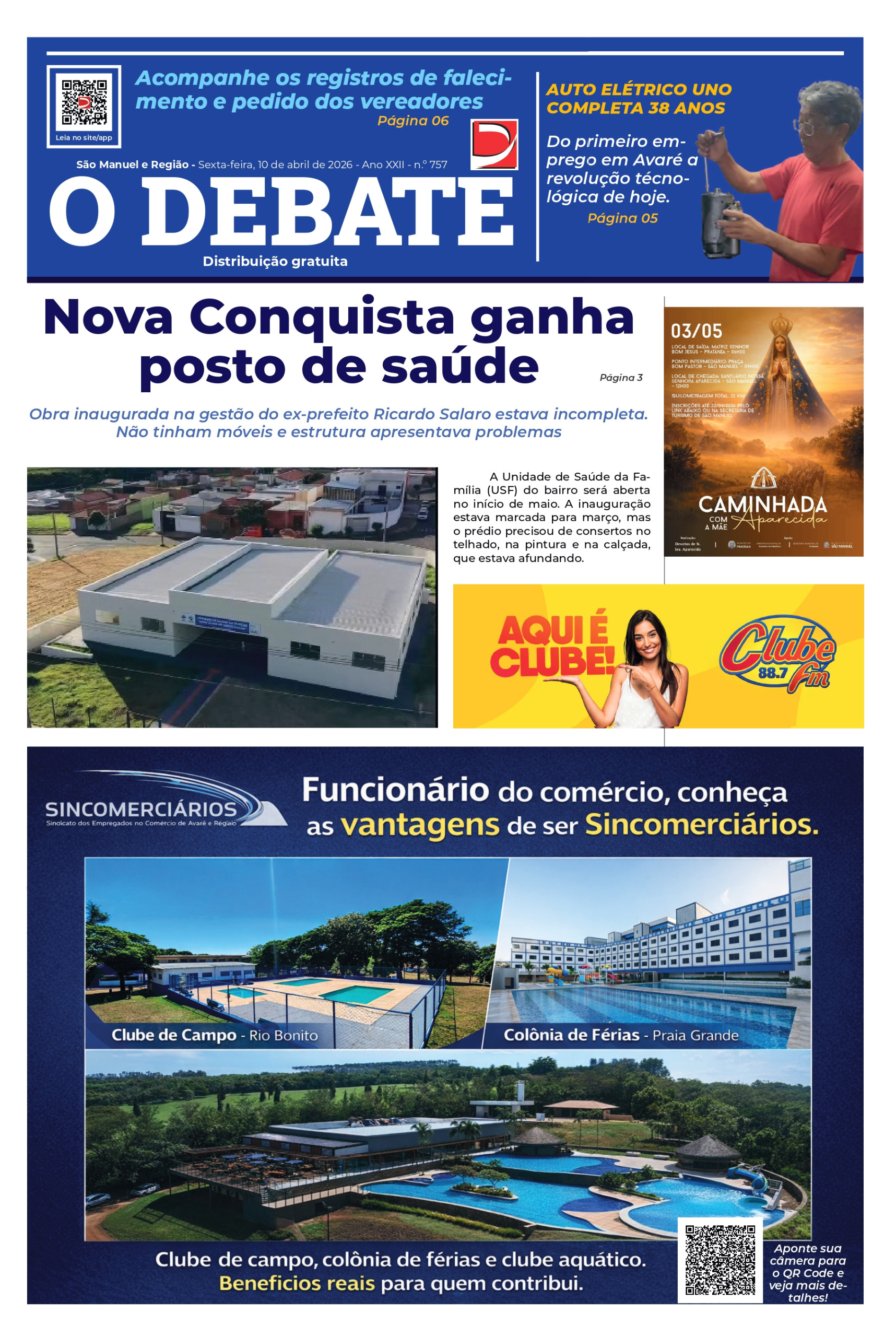 Jornal O Debate – ED 757 – 10/04/26